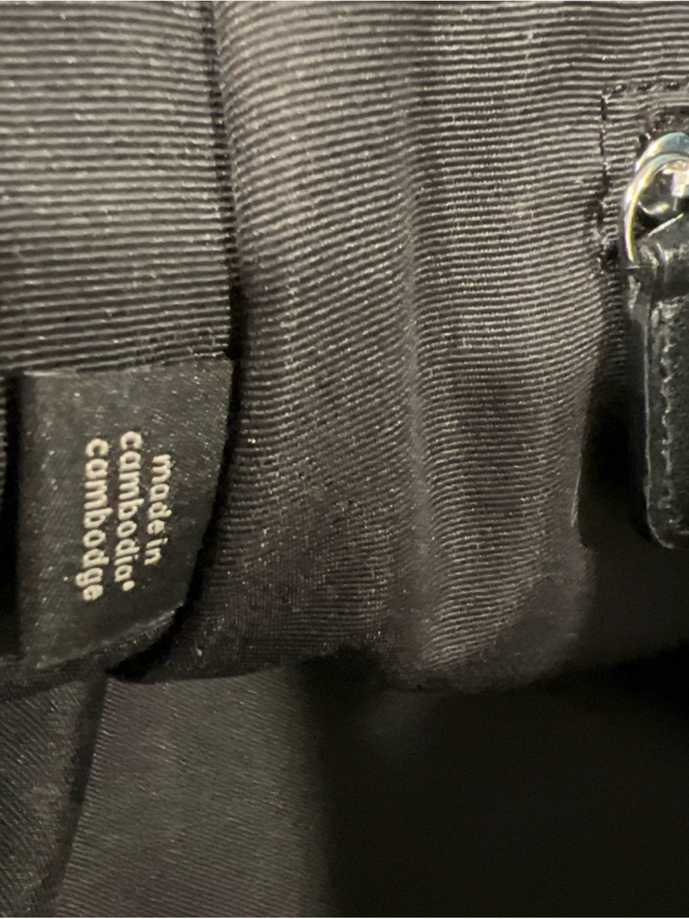Court Tote In Signature Nylon With Coach Patch - Picture 8 of 9